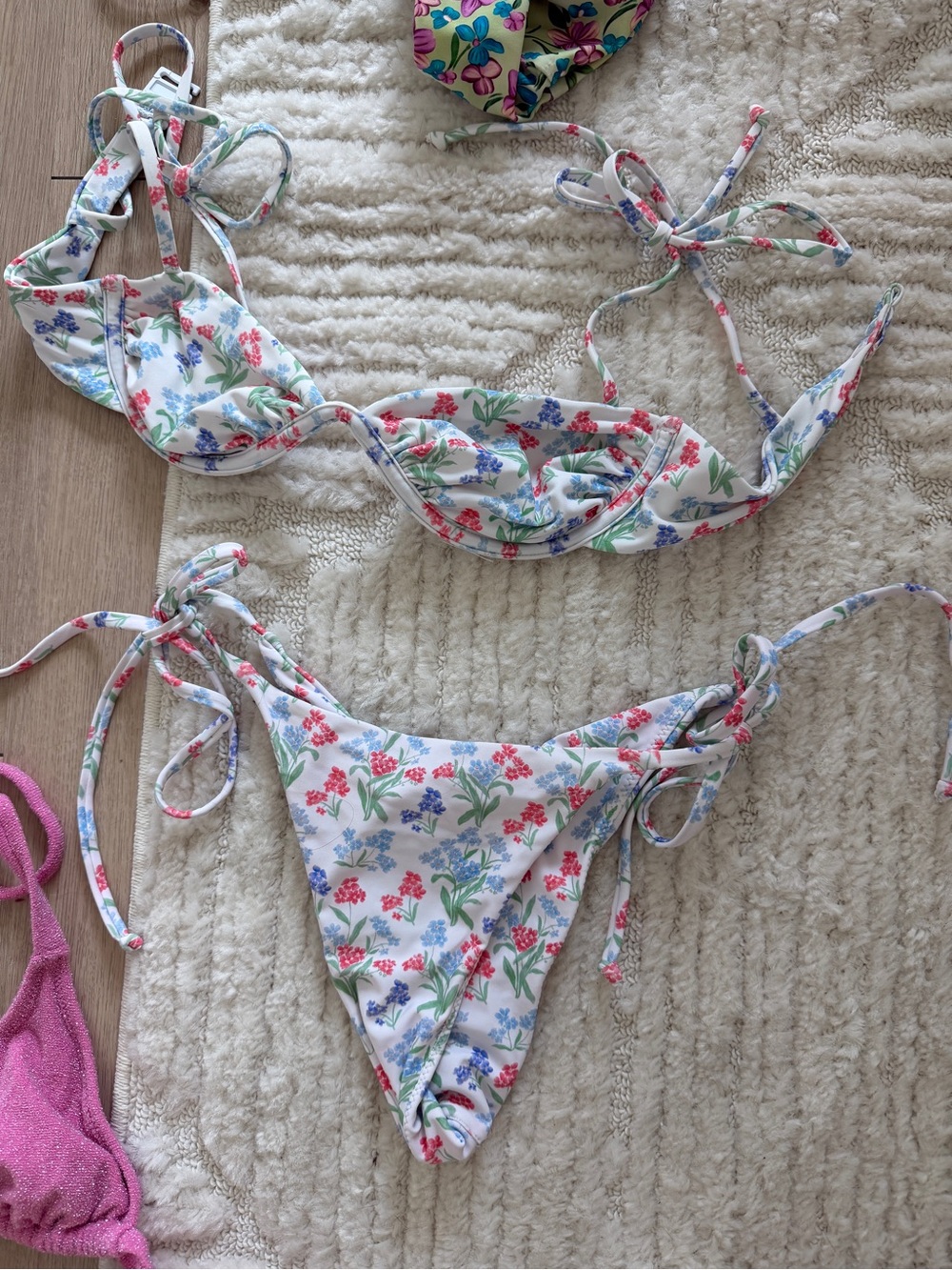 Blackbough Dana top and cheeky bottom in forget me not - Picture 3 of 3
